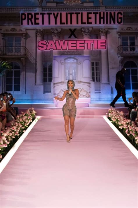 saweetie naked|PrettyLittleThing‘s wild first New York Fashion Week show, with .